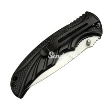 Handsome 451 Gri Kamp Çakı 21cm  Yarı Otomatik Kemerlikli