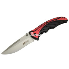 Handsome 455 Kırmızı Kamp Çakı 21cm  Yarı Otomatik Kemerlikli