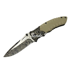 81 Damascus Kamp Çakı 20cm  Manuel Kemerlikli
