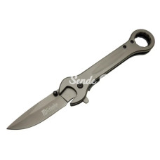 8000b Anahtar Görünümlü Siyah Kamp Çakı 19 Cm  Otomatik Metal Sap