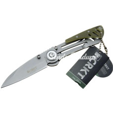 Cr 0087 Km Kamp Çakı 18 Cm  Metal Saplı Otomatik Kılıflı
