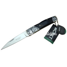 Cr 0144 Khv Kamp Çakı 18 Cm  Sedef Saplı Kılıflı Kutulu