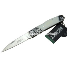 Cr 0144 Wy Kamp Çakı 20 Cm  Sedef Saplı Kılıflı Kutulu