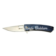 Dpx Gear Aculus F004 Bl Mavi  Kurtarma / Kamp Çakı 18cm  Yarı Otomatik Cam Kırma Aparatlı Kemerlikli Kutulu