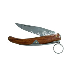 Okapi Gc2079a Kahverengi Cep Çakısı 20cm  Manuel Ahşap Sap