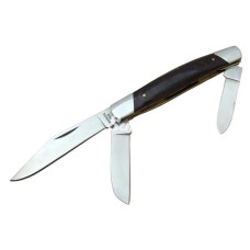K15 Falkon Üç Ağızlı / Üçlü Çakı 18 Cm  Ahşap Saplı Manuel