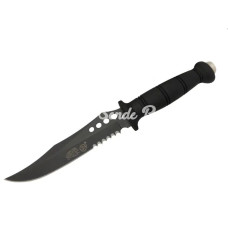 Sr S008b Lejyoner Tırtıklı Outdoor Bıçağı 29 Cm  Kauçuk Sap Perçinli