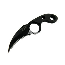 W Hrt2 Tırtıklı Karambit 17 Cm  Özel Kılıflı