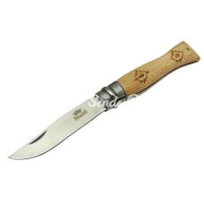 T0221 Bahçe Çakı 16 Cm  Ahşap Sap Bilezikli Kılıflı