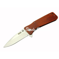 Sog Twı24cp Rd Outdoor Çakı 23 Cm  Ahşap Saplı Otomatik Kılıflı Kemerlikli