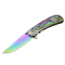 Balık Çakı Yst5954rb Gökkuşağı 20 Cm Manuel Kemerlikli