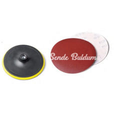Cırtlı Disk Altı 180mm  Yedek Zımparalı