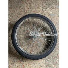 Seyyar Tezgah Araba Tekerleği 65 Cm  Telli Jant (jant Boyu:50 Cm)