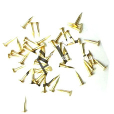 Klips Menteşe Ayağı Çivisi 7mm Çelik  Sarı 100gr