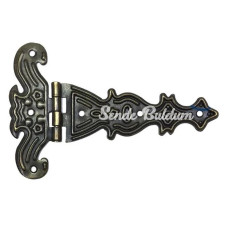 Dekoratif Sac Tek Kuyruklu Menteşe  69x102 Mm Büyük Antik 100 Adet
