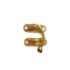 Yay Gözü Ahşap Kutu Klipsi  Minik 20x24 Mm Sarı 100 Adet