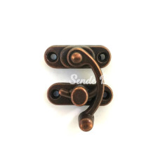 Yay Gözü Ahşap Kutu Klipsi  Büyük 37x45 Mm Antik 100 Adet