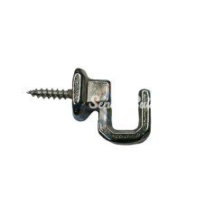 Vidalı Kanca Askı Küçük  15x18mm Nikel  100 Adet