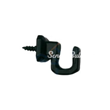 Vidalı Kanca Askı Küçük  15x18mm Siyah  100 Adet