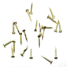 Klips Menteşe Ayağı Çivisi 9mm Çelik  Sarı 100gr