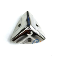 Dekoratif Kutu Sandık Köşesi  35x22 Mm Küçük Nikel 100 Adet