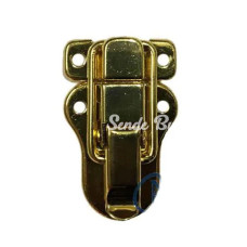Sandık Kutu Klipsi Ön Kilidi  48x30mm Altın 100 Adet