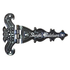 Dekoratif Sac Tek Kuyruklu Menteşe  40x68 Mm Küçük Eskitme 100 Adet