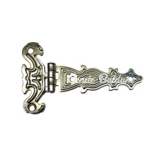 Dekoratif Sac Tek Kuyruklu Menteşe  40x68 Mm Küçük Nikel 100 Adet