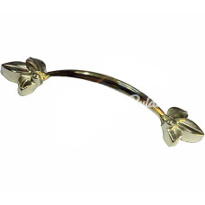 Dekoratif Zamak Yaprak Kulp  96mm Sarı 100 Adet