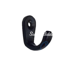 Tekli Bijuteri Dekor Askısı  Siyah 100 Adet 10x18x22 Mm