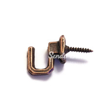 Vidalı Kanca Askı Küçük  15x23mm Eskitme  100 Adet