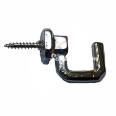 Vidalı Kanca Askı Büyük  15x23mm Nikel  100 Adet