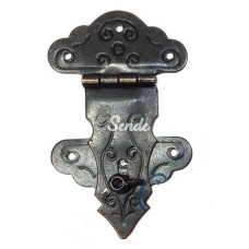 Kuyruklu Kilit Sandık Kutu Askısı  36x60mm Oksit 100 Adet