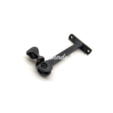 Antika Tarz Dekoratif Pirinç Kafalı Panjur Stoperi  105x55 Mm Oksit