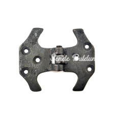 Antika Tarz Dekoratif Pirinç Fit Menteşe  67 Mm Oksit