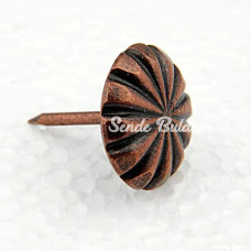 Eskitme Antik Çiçek Kabara Raptiye 18 Mm  200