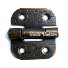 Stoplu Menteşe  30x33mm Oksit 100 Adet