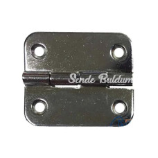 Havşalı Menteşe  Büyük 25x30mm Nikel 100 Adet