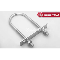 U Civata Karşılık Demiri + Somunlu  M8x50  20 Set