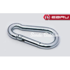Yaylı Karabina Çengel Kanca 10mm  2 Adet