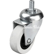 332  50x20 Mm Çift Bilyalı Vidalı Teker 4 Adet