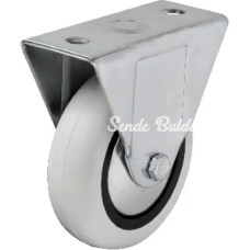 355  75x25 Mm Pvc Makaralı Sabit Teker 4 Adet