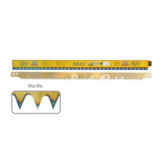 Geniş Kolastar Testere Ağzı  Düz Diş 60 Cm