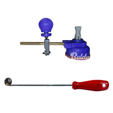 Rulmanlı Açılı Doğalgaz Isıcam Menfez Açma Seti Cam Pergel 25 Cm + Tokmak