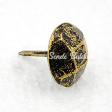  Eskitme Antik Beşgen Kabara / Raptiye 18 Mm 20