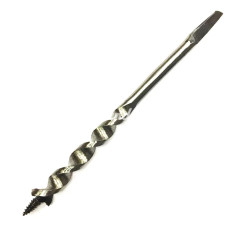 Fenerli Ahşap Burgu El / Matkap Ucu  Dört Köşe 12 Mm
