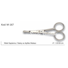 Europe Aplike Ve Nakış Makası Kıvrık Küt Uçlu No:4 1016 Cm