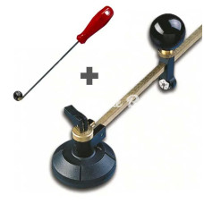 Menfez Açma Seti  Cam Kesme Pergeli 40 Cm + Küre Cam Tokmağı