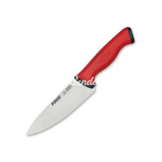 34159 Duo Şef Bıçağı 16 Cm  Kırmızı Kaymaz Sap