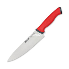 34161 Duo Şef Bıçağı 21 Cm  Kırmızı Kaymaz Sap